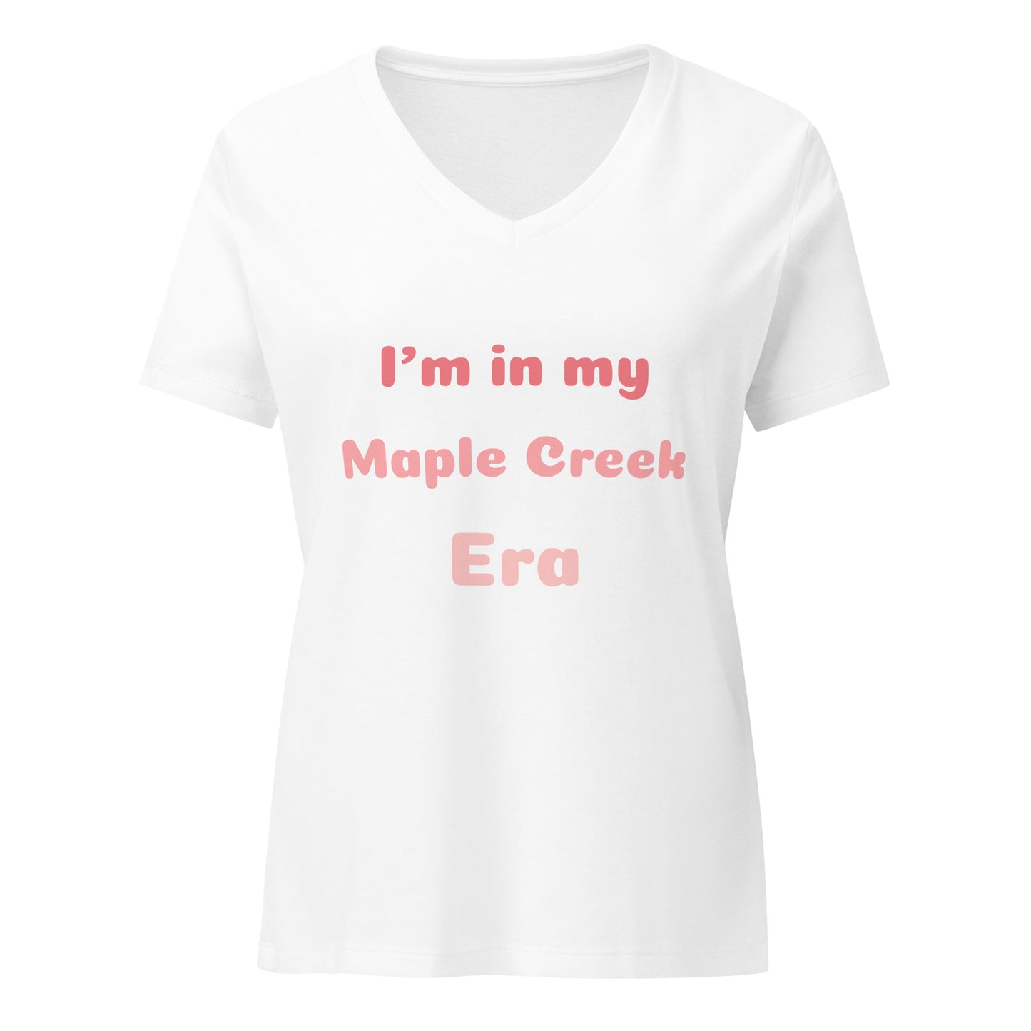 Maple Creek Era Women’s relaxed v-neck t-shirt